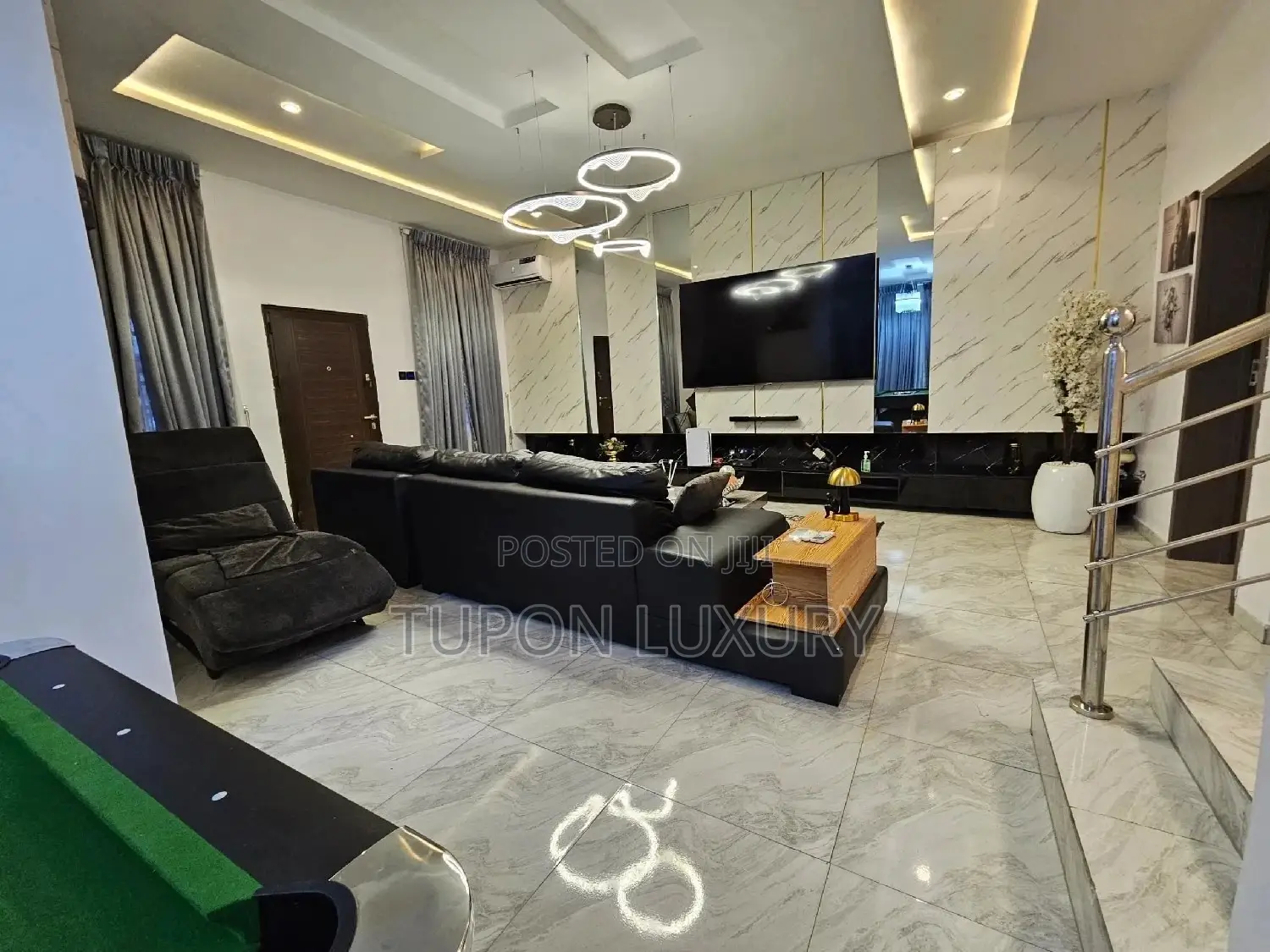 3 Bedroom Smart Home With Snooker and Ps5 in Lekki Phase 2
