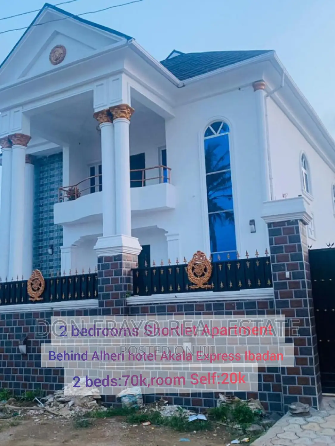 2 Bedrooms Shortlet Apartment in Akala Express Ibadan in Akala Express