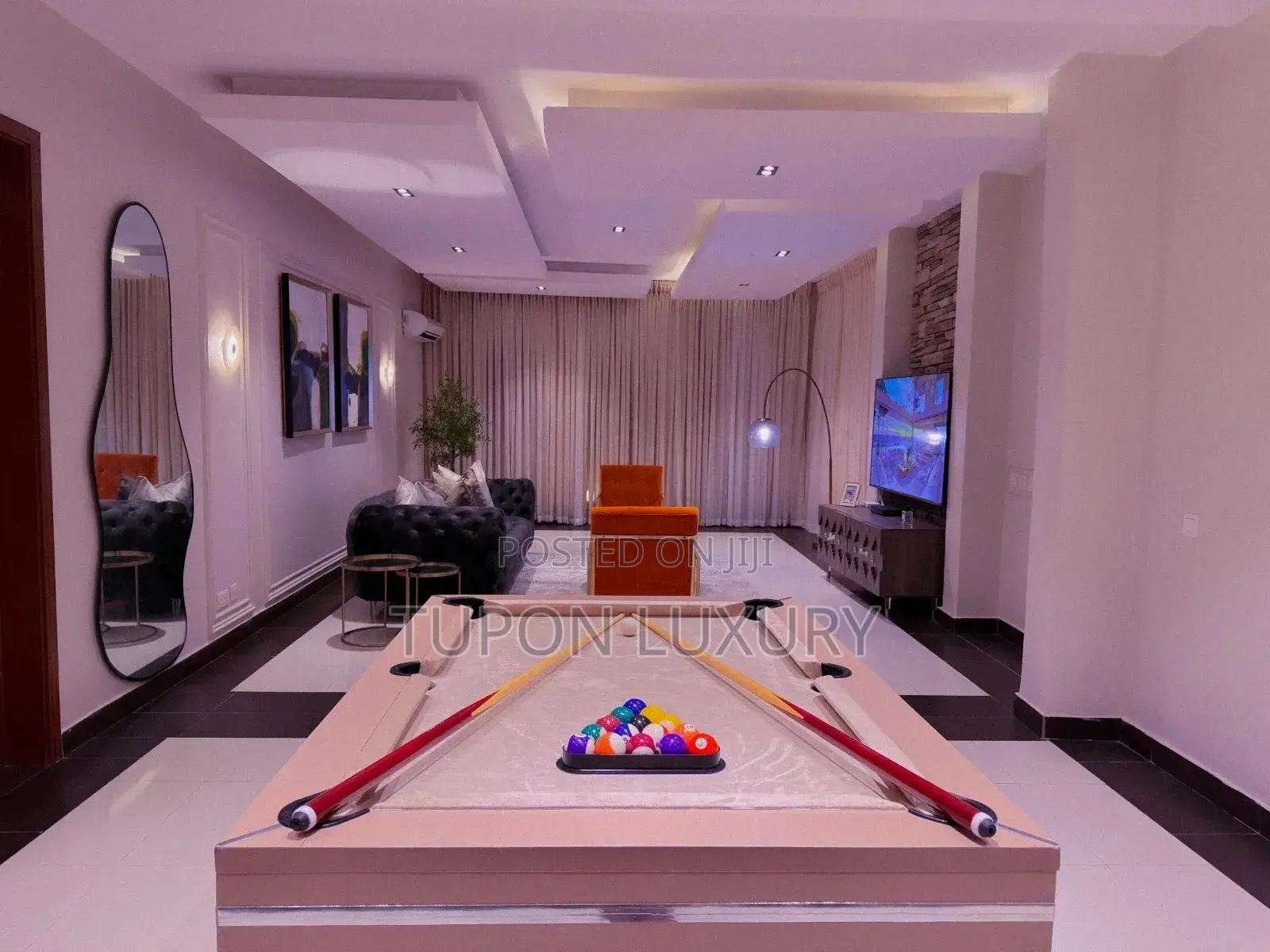 Newly Furnished 2bed Penthouse With Pool, Gym and Snooker in Victoria Island