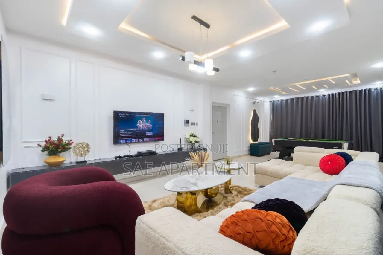 Newly Furnished Three Bedroom Apartment, Ikate Lekki Lagos in Ikate