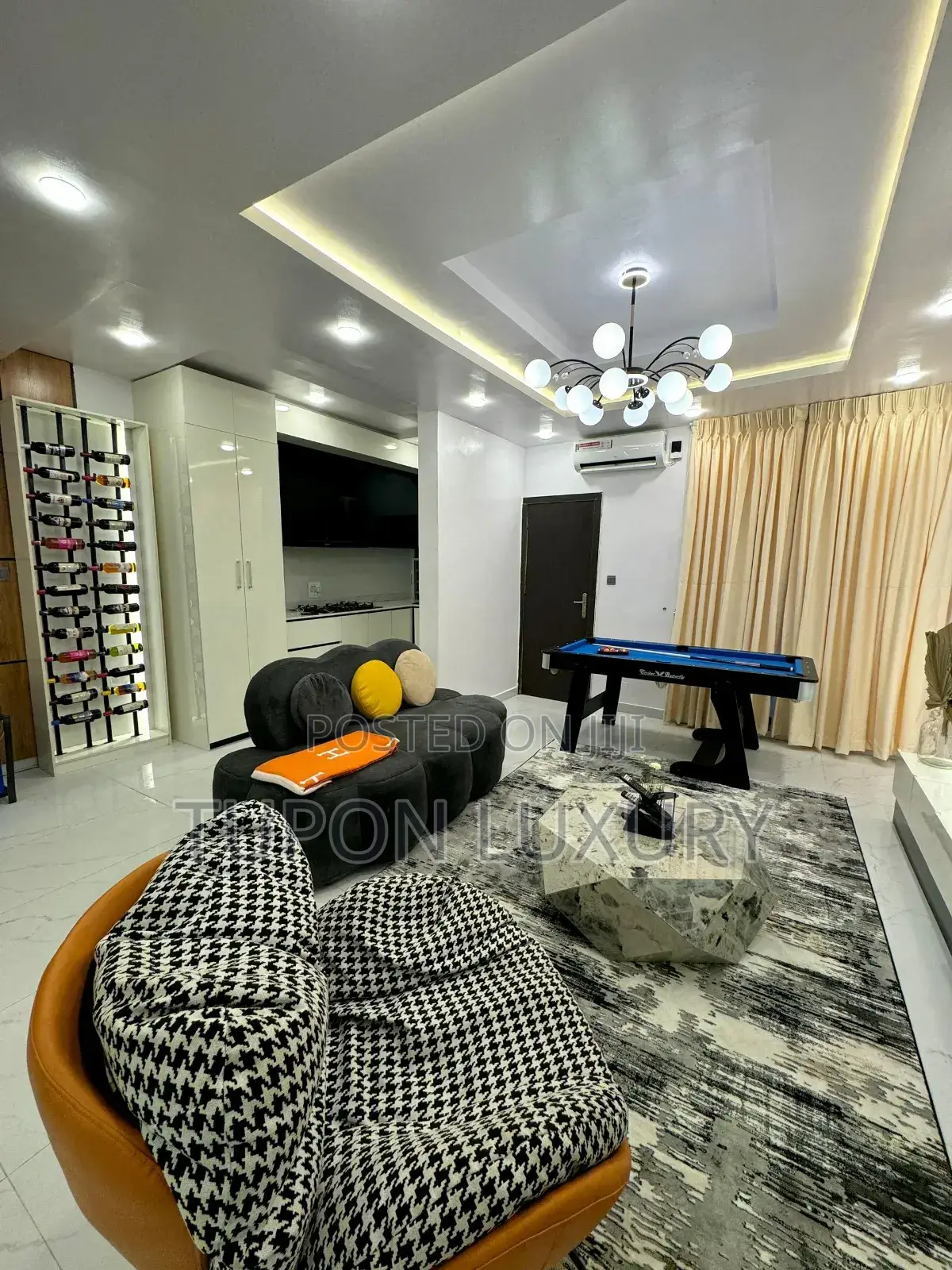 Luxury 2bedroom Apartment With Pool, Gym and Snooker in Ikate