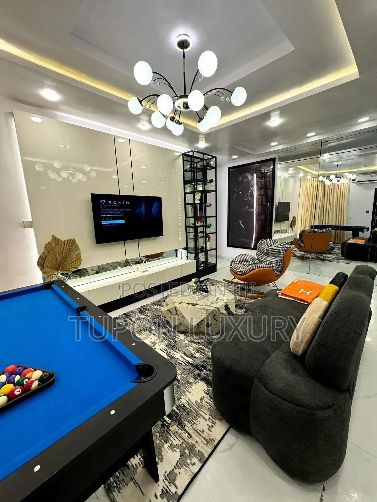 Luxury 2bedroom Apartment With Pool, Gym and Snooker in Ikate