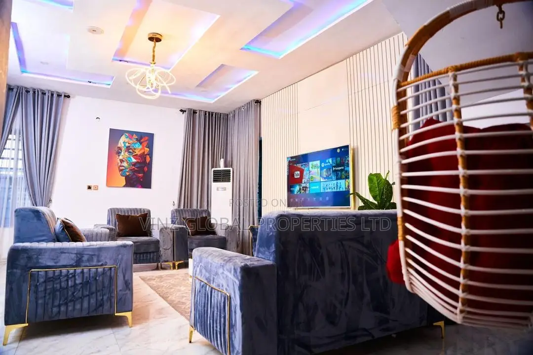 Exquisite 4 Bedroom Fully Detached Duplex Apartment(Movies Party) in Ajah