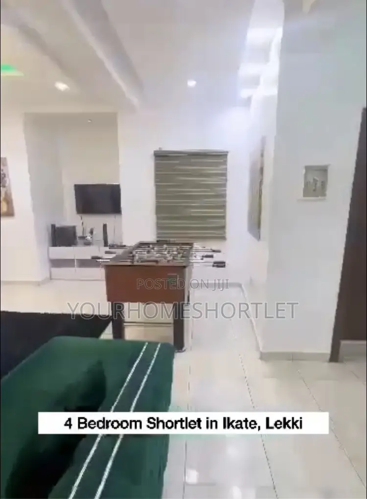 4 Bedroom Duplex With Pool and Snooker Allows Party in Lekki