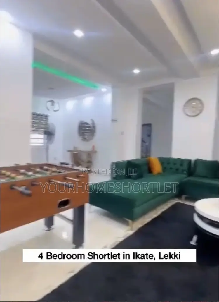 4 Bedroom Duplex With Pool and Snooker Allows Party in Lekki