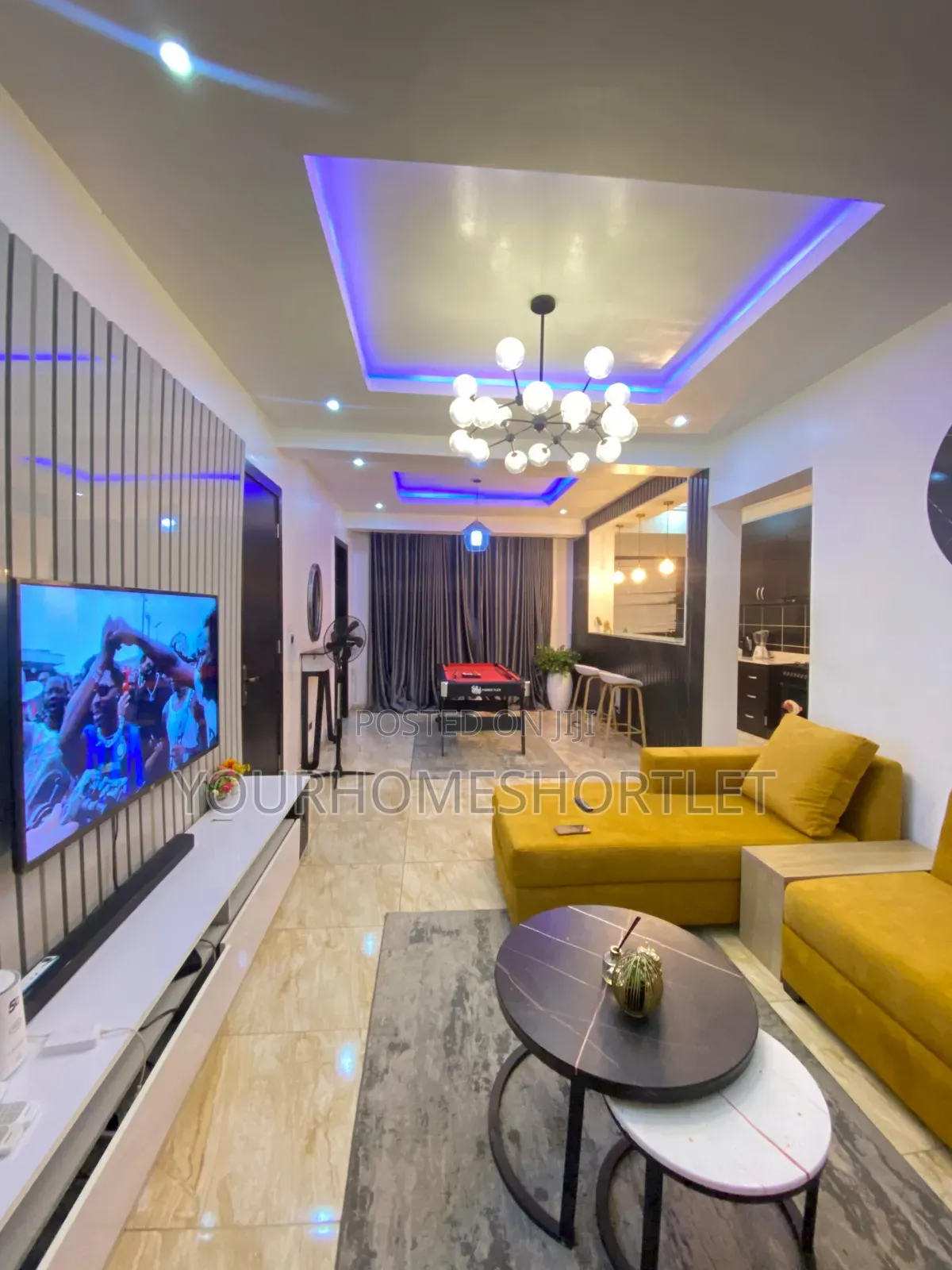 2 Bedroom Apartment With Snooker in Ikate-Elegushi