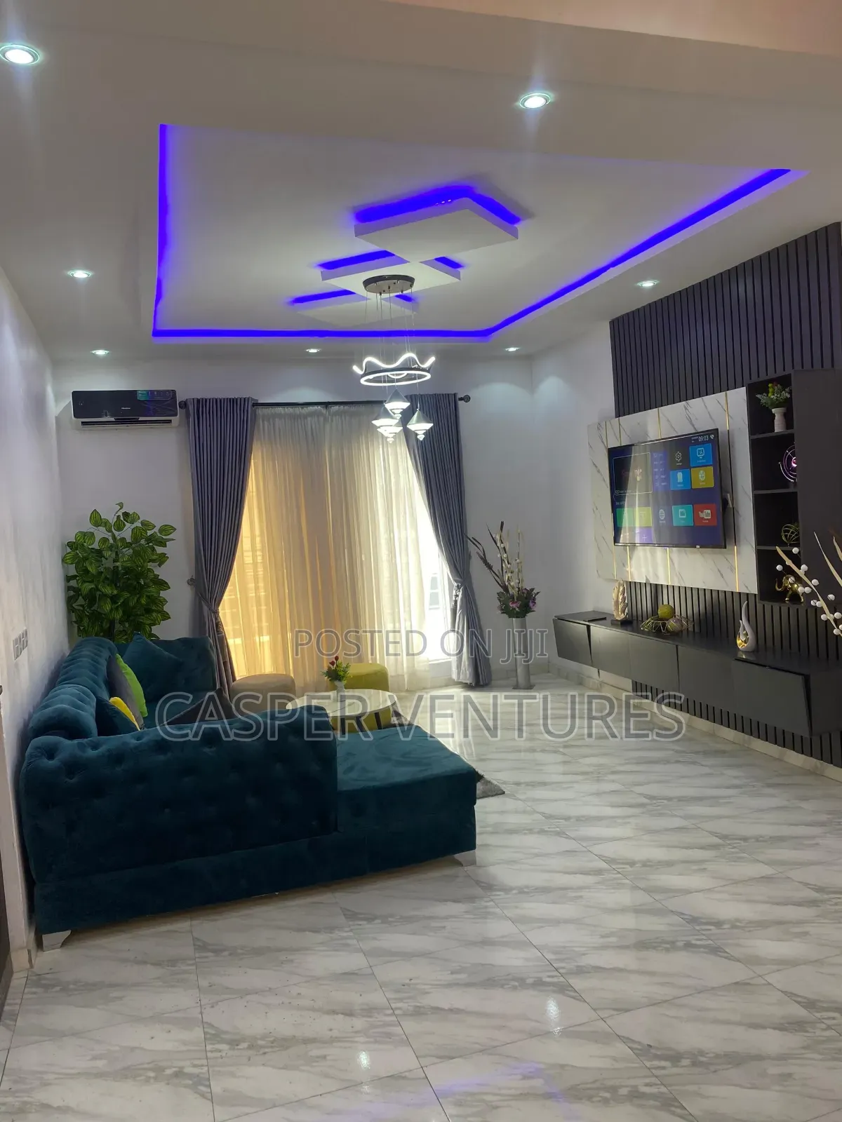 Brand New Colorful 3bed Edifice in Ikate