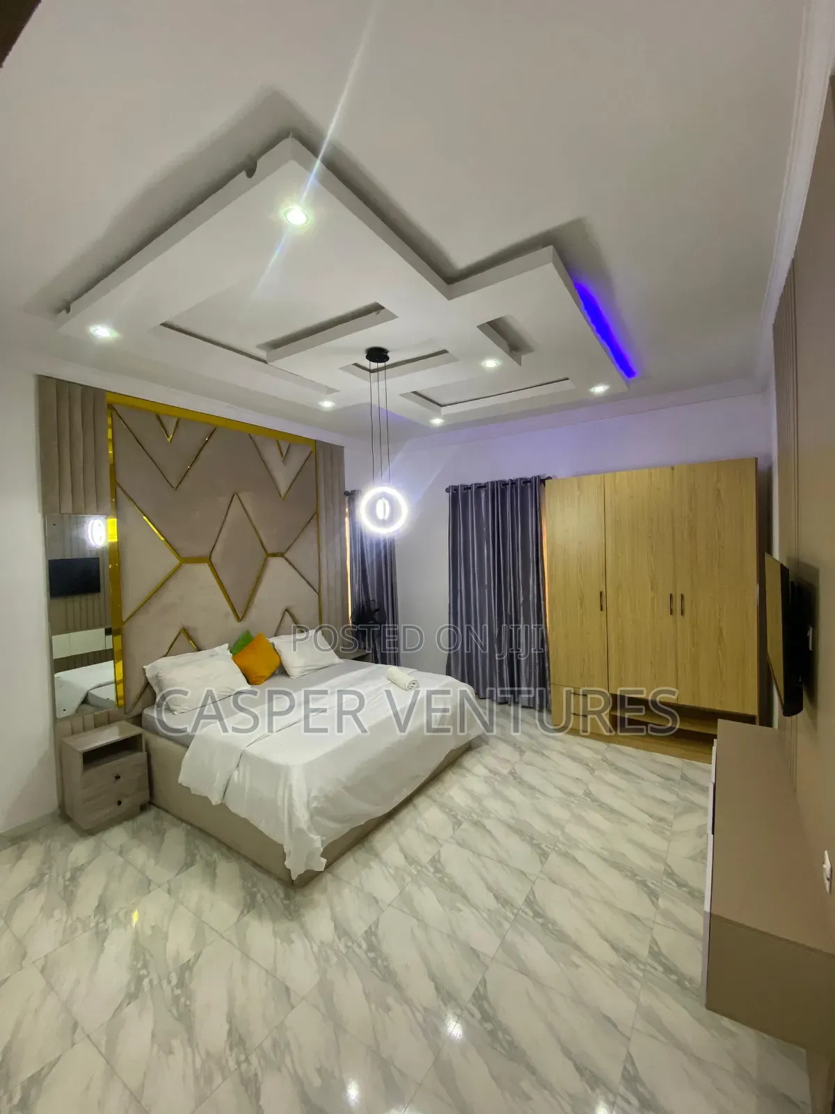 Brand New Colorful 3bed Edifice in Ikate