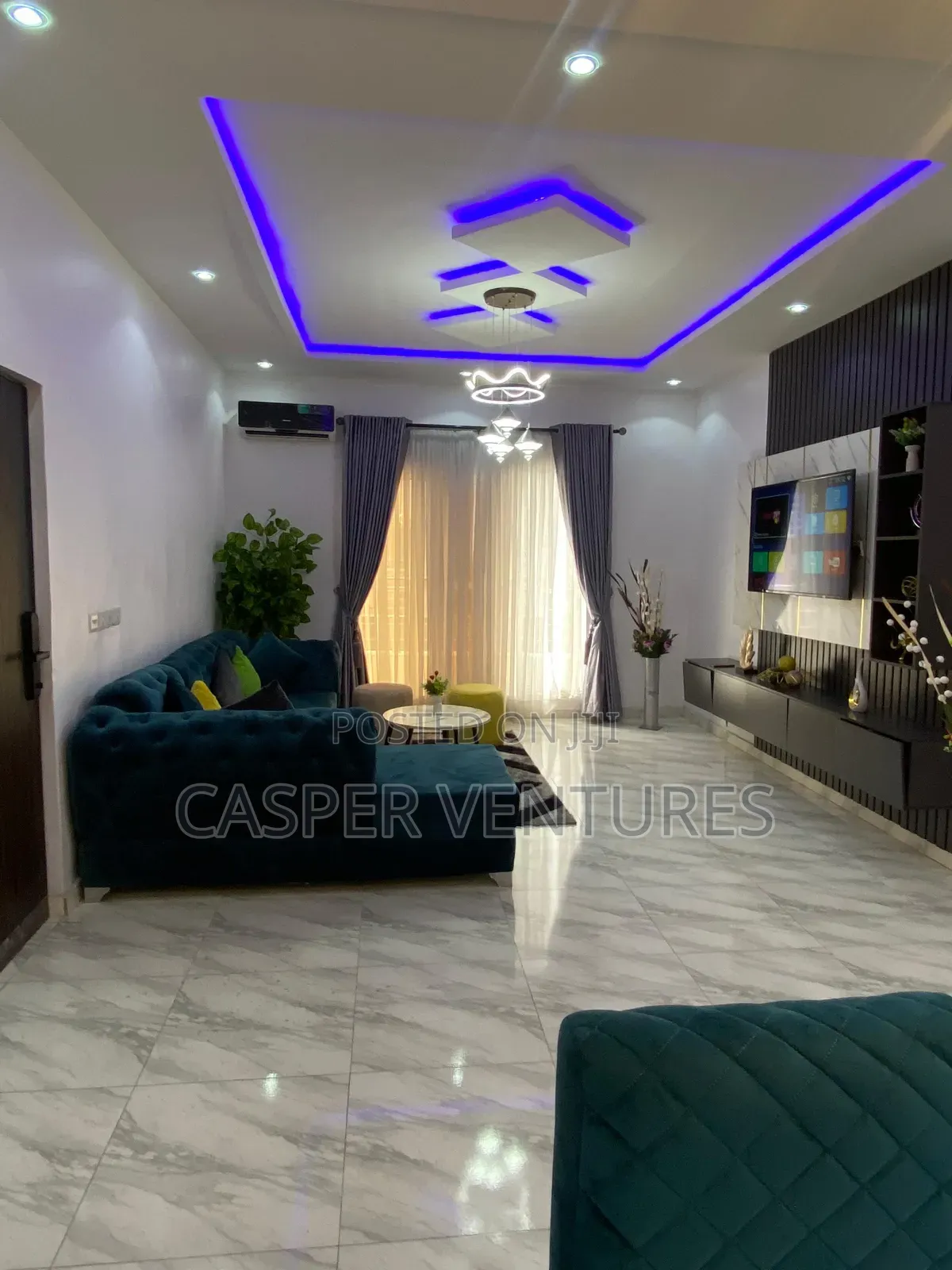 Brand New Colorful 3bed Edifice in Ikate