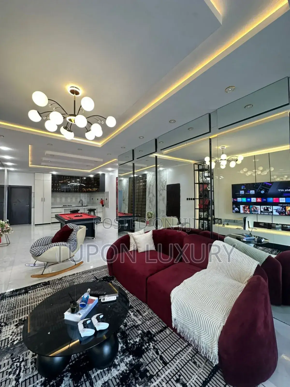 Luxury Furnished 2bedroom With Cinema and Snooker in Ikate