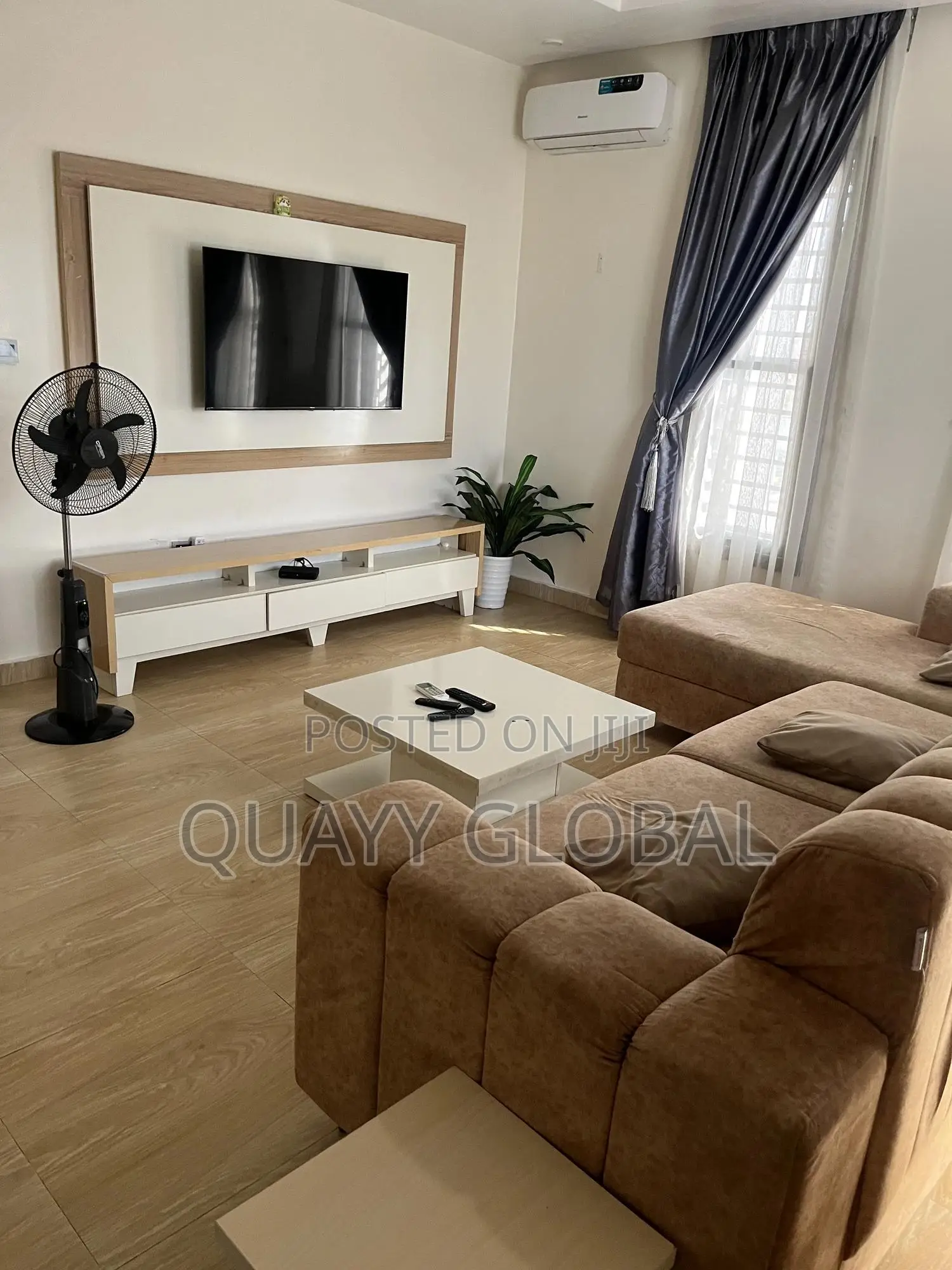 One Bedroom Apartment With 24/7 Wi-Fi and Light in Dawaki