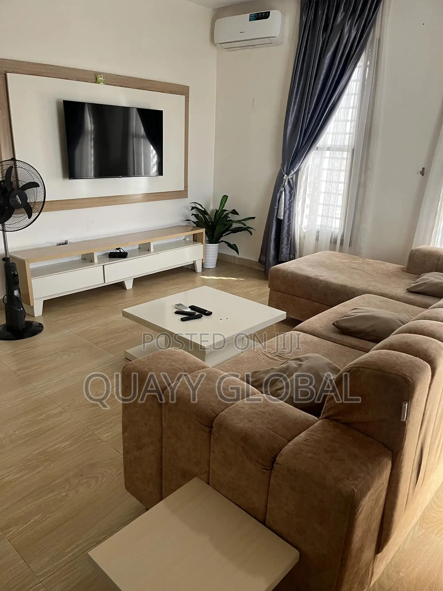 One Bedroom Apartment With 24/7 Wi-Fi and Light in Dawaki
