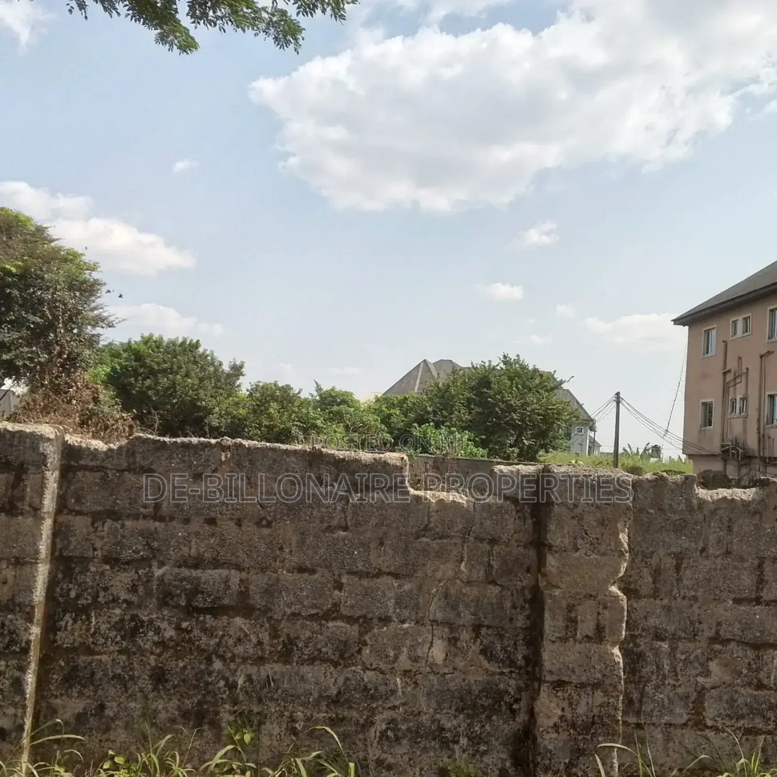 Two Plots of Land at Bishop's Court Fenced Right Round in Owerri