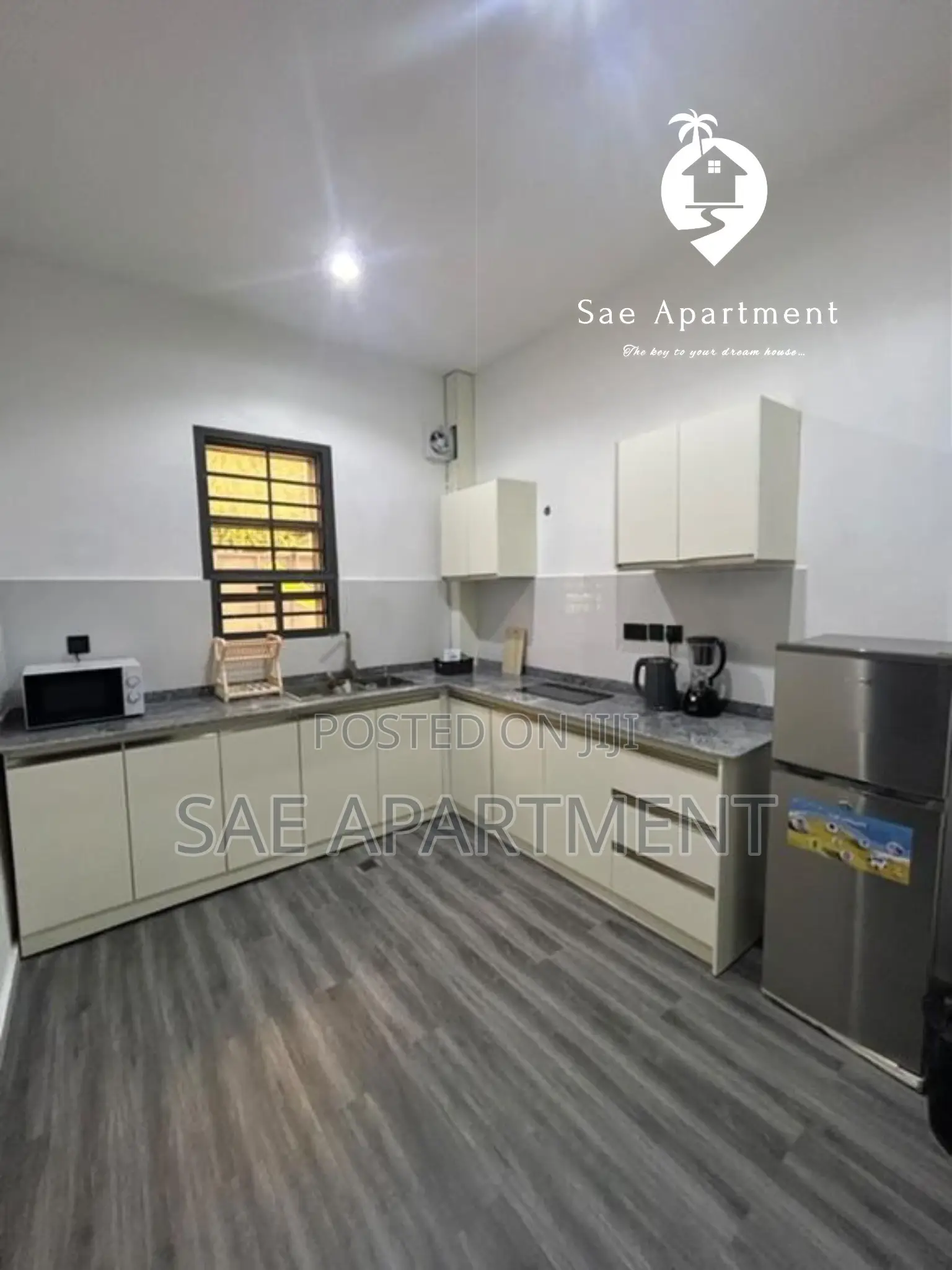 Beige One Bedroom Apartment, Wuse 2 Abuja in Wuse 2