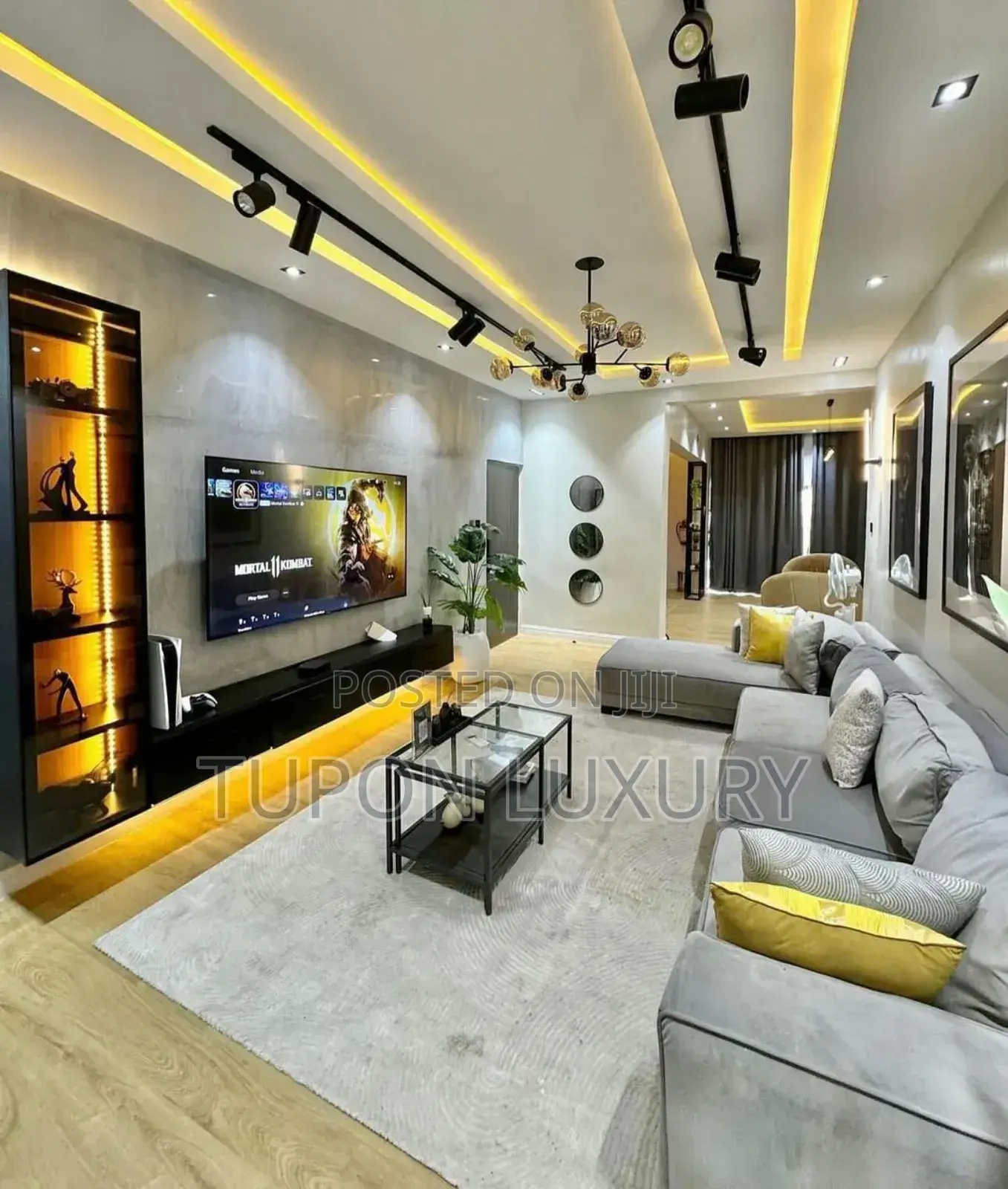 Beautifully Firnished 3bedroom With Ps5 in Wuse 2 in Wuse 2