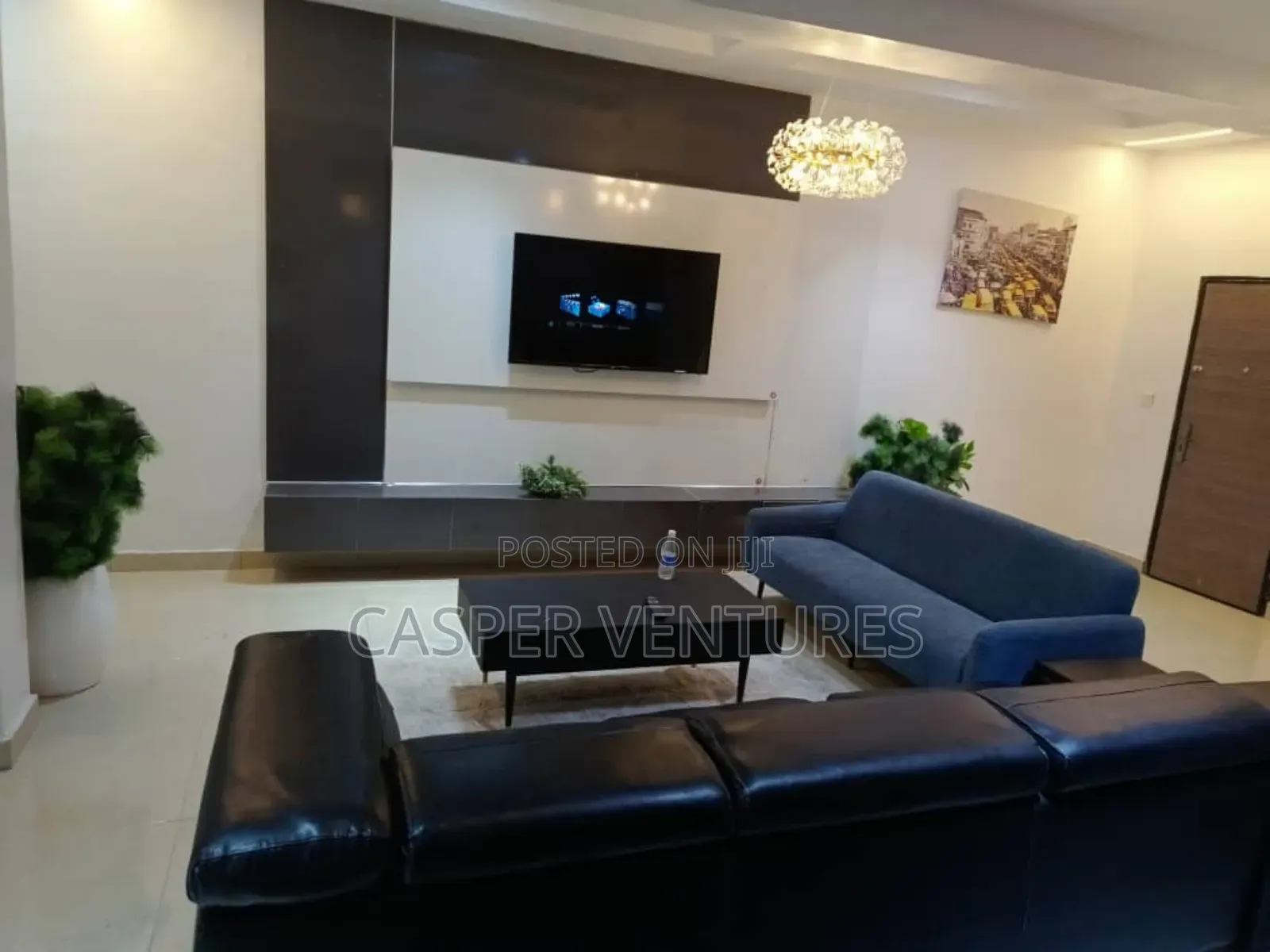 Furnished Room and Parlor in Chevron