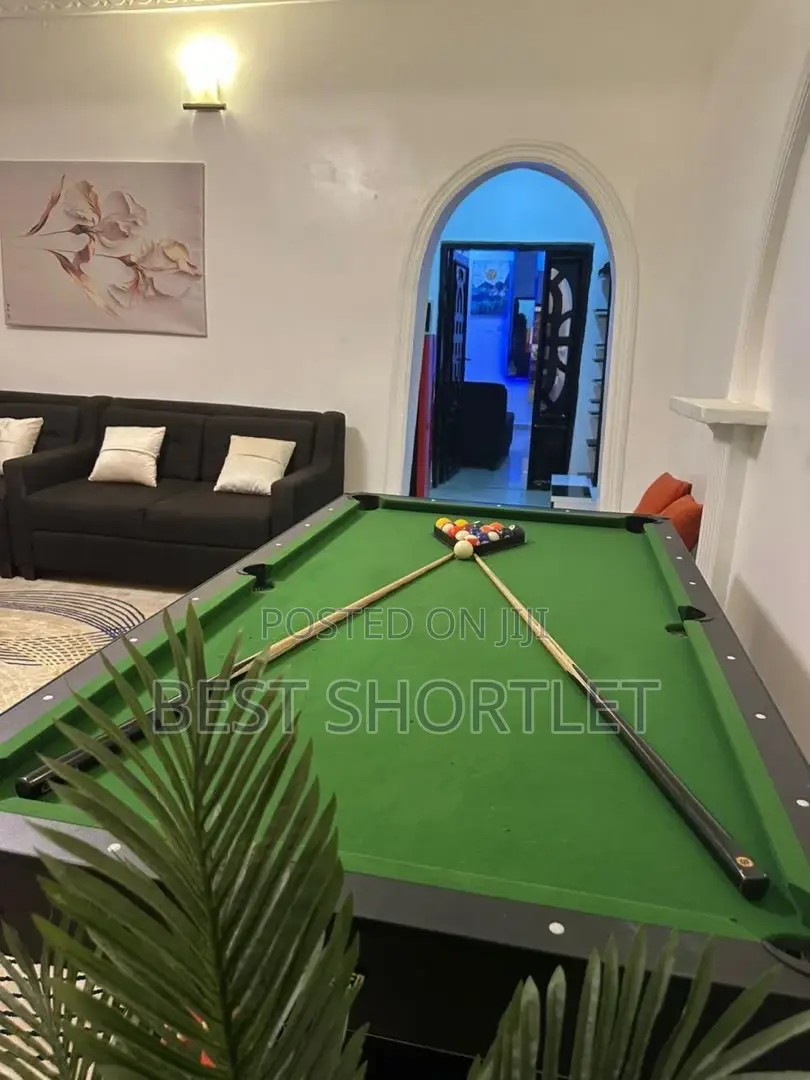 3 Bedroom Wuse2 With Snooker and Table Tennis on 50% Promo in Wuse 2