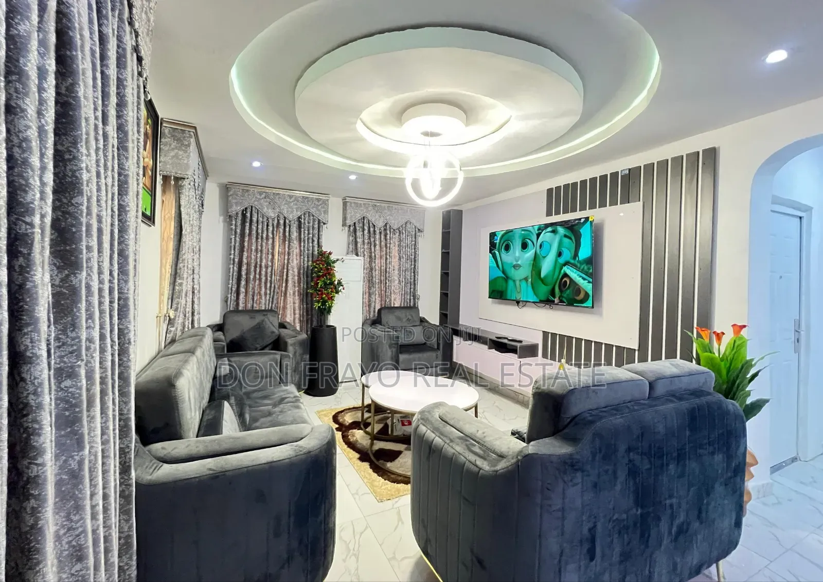 Exquisite 4 Bedrooms Duplex Service Apt at Akala Express in Eleyele