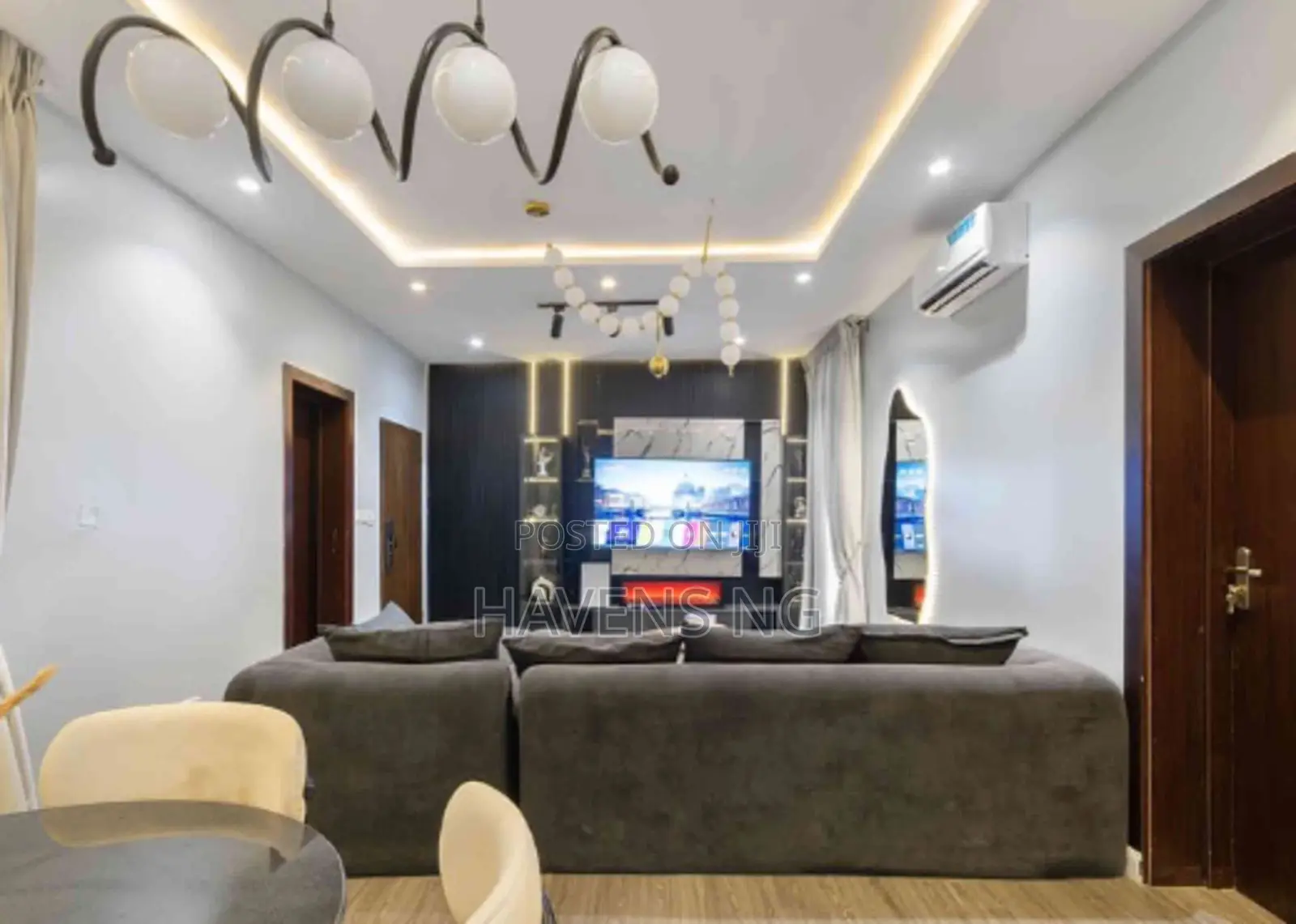 Luxury 2-Bedroom “Gray” Apartment in Ikate