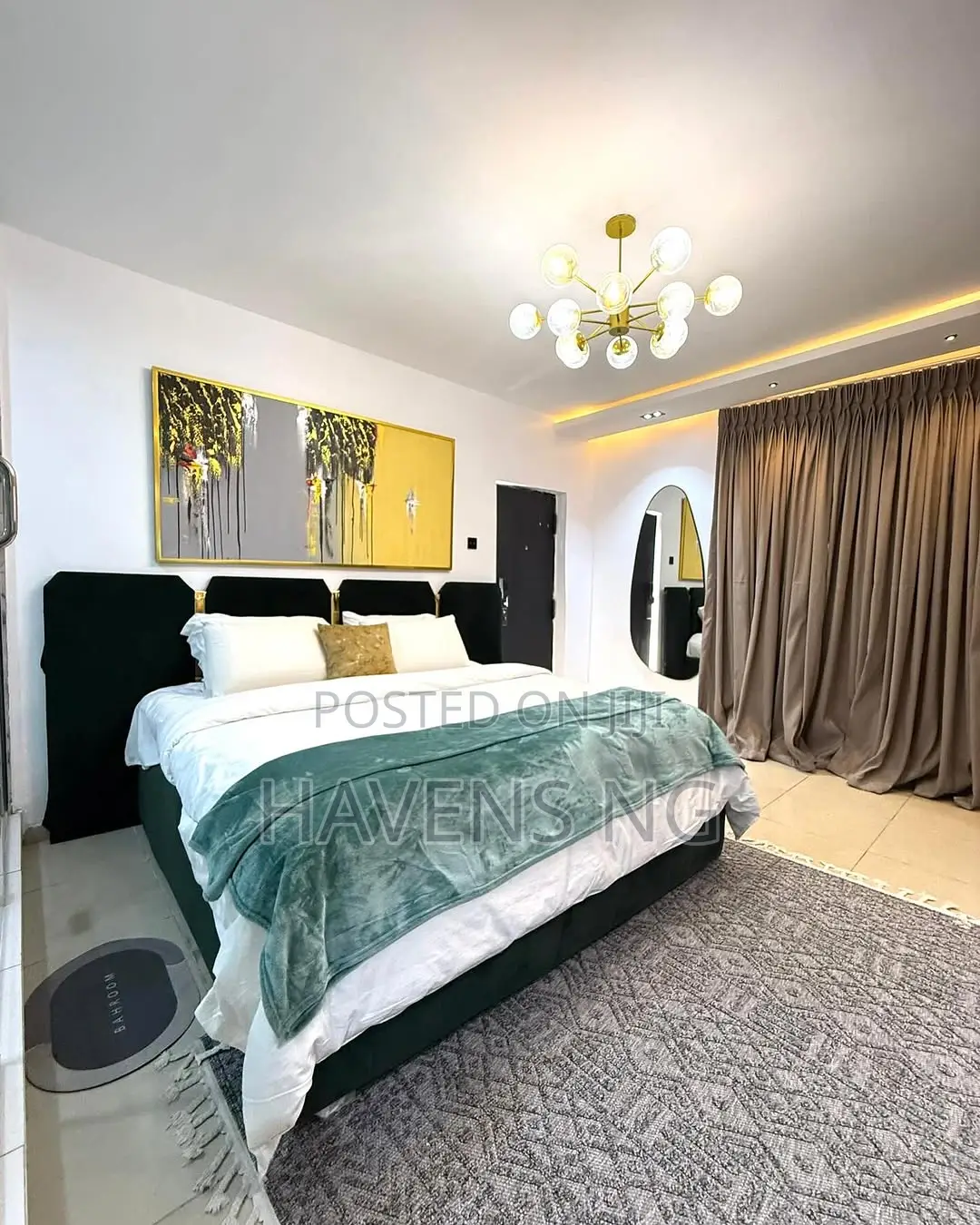 Spacious Studio Apartment Available for Shortlet in Osapa london