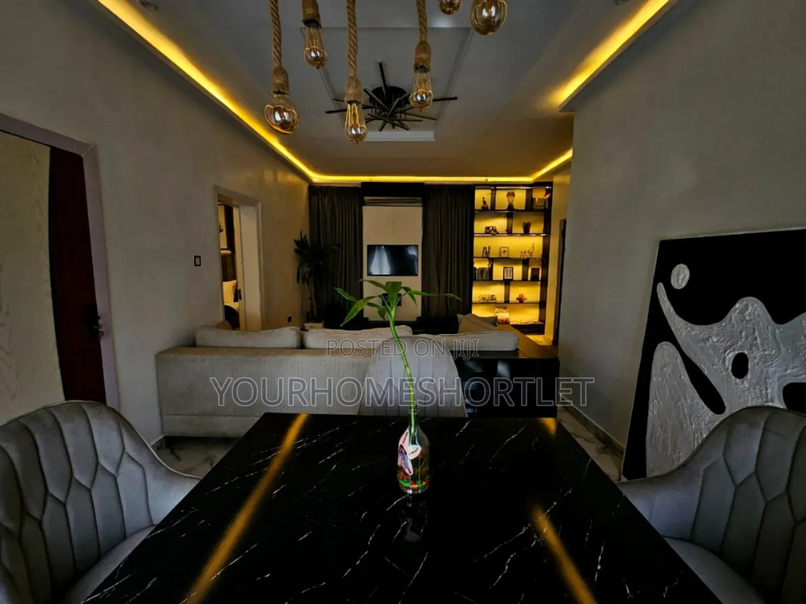 3 Bedroom Apartment With Pool That Allows Mini Get Together in Airport Road / Ikeja