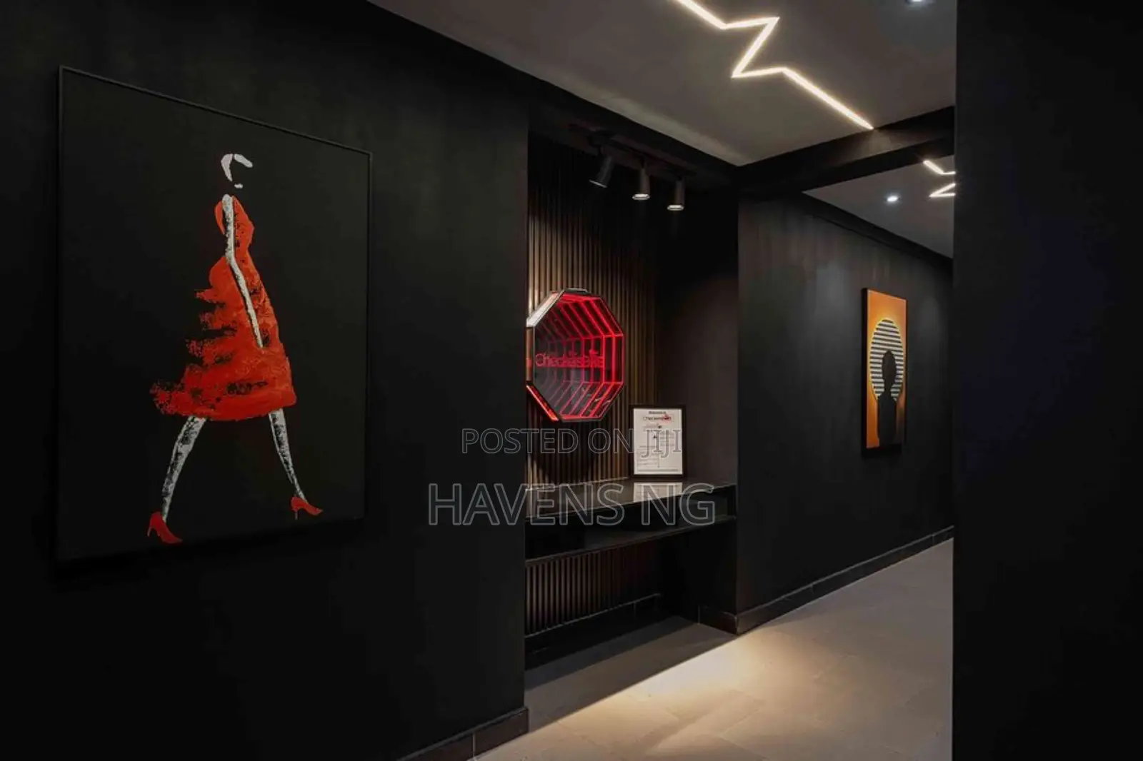 Black Knight - Dark Luxury 2-Bedroom Apartment, Ikoyi in 2nd Avenue Extension