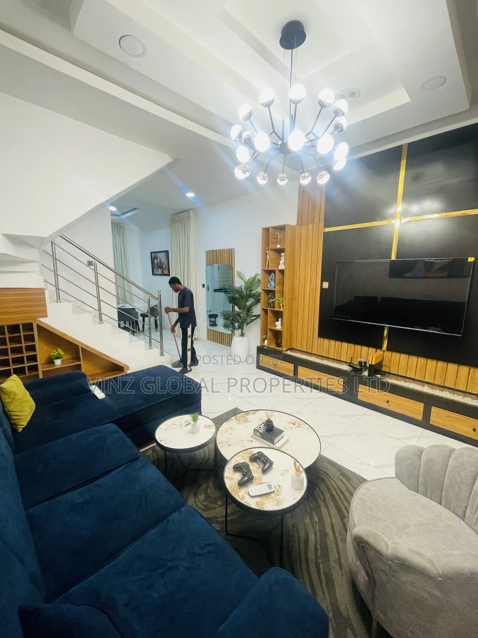 Luxury 2 Bedroom Duplex With Play Station 24/7 Electrcity in Lekki