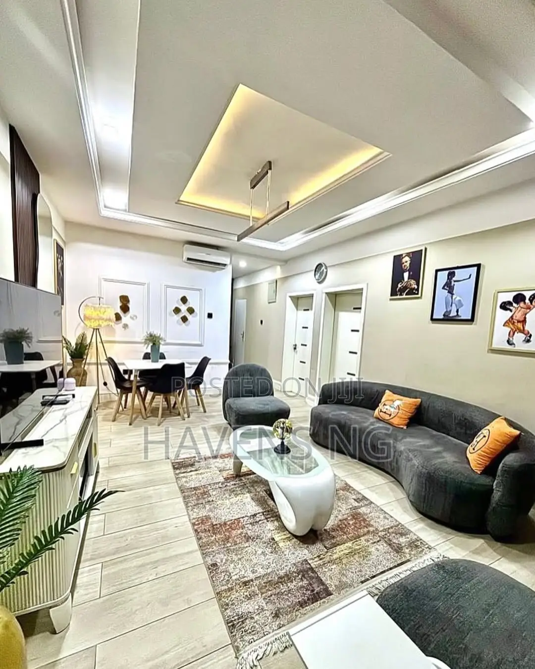 Cozy Two Bedroom Apartment for Shortlet in Wuye. in Wuye