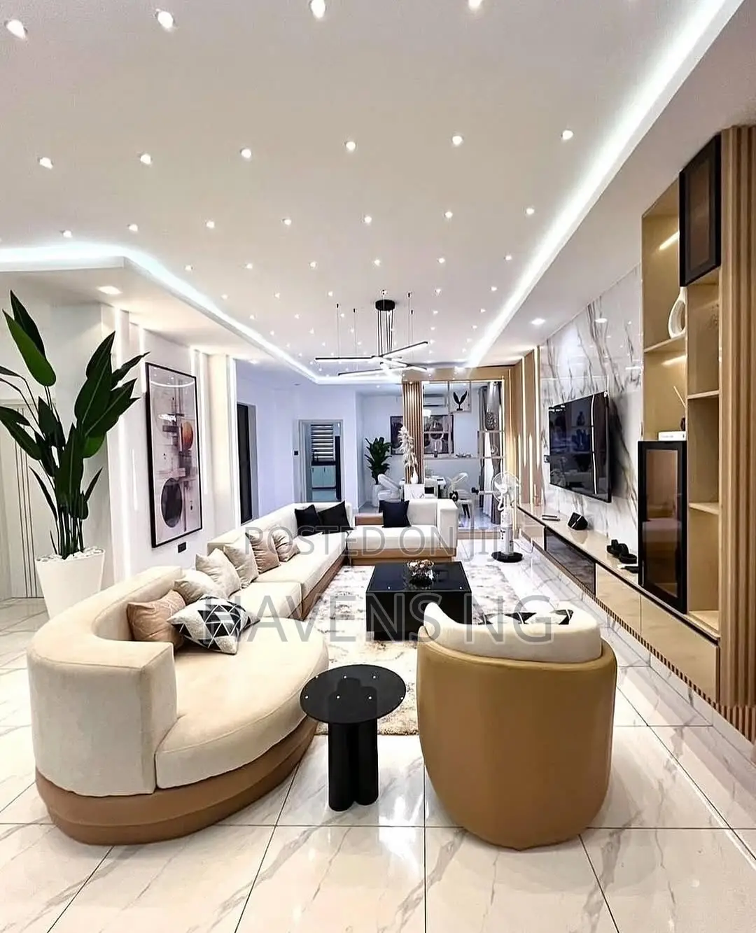 Stunning 4-Bedroom Apartment Available for Shortlet in Guzape District