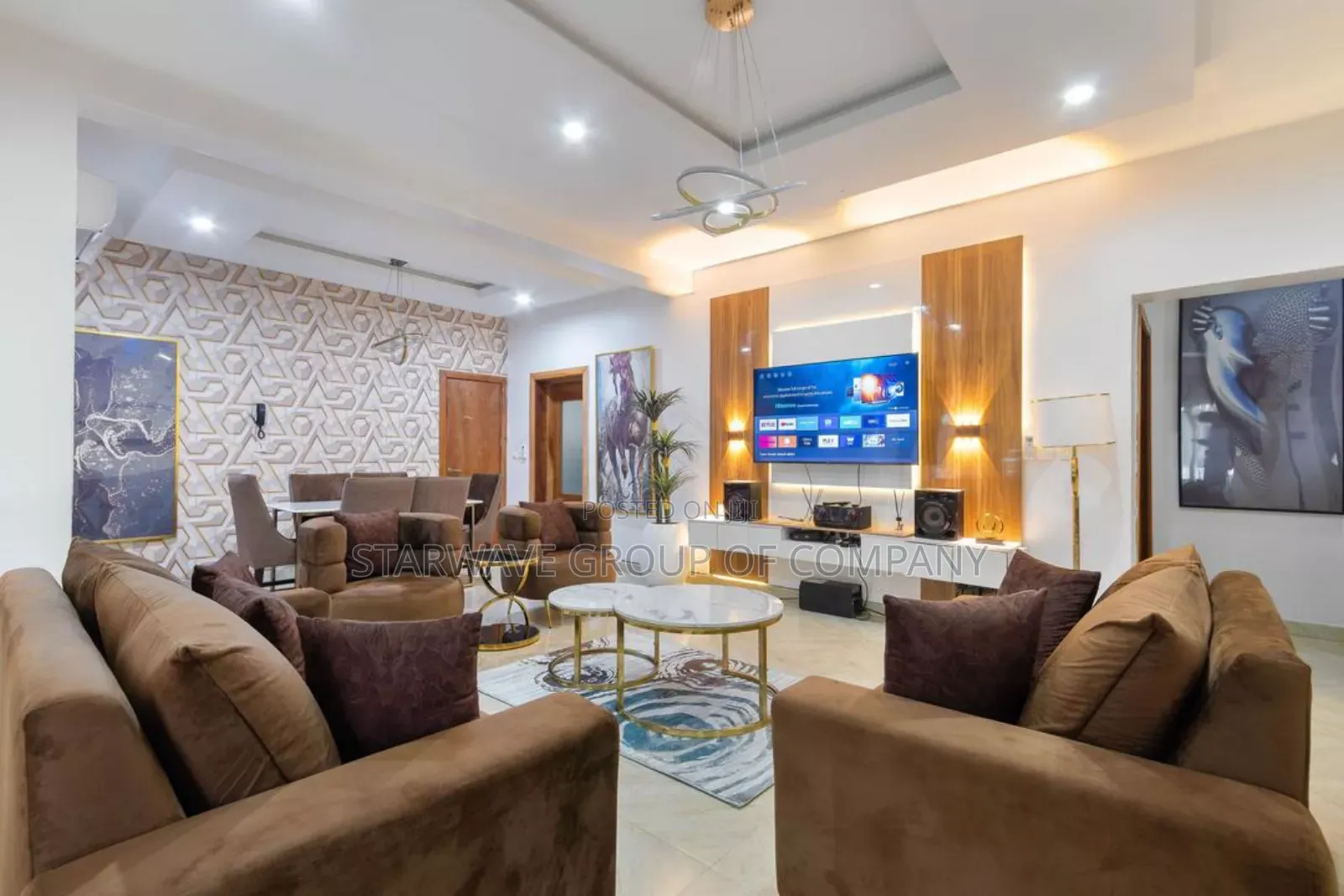 3bedroom Shotlet Apartment With Pool and Gym in Lekki