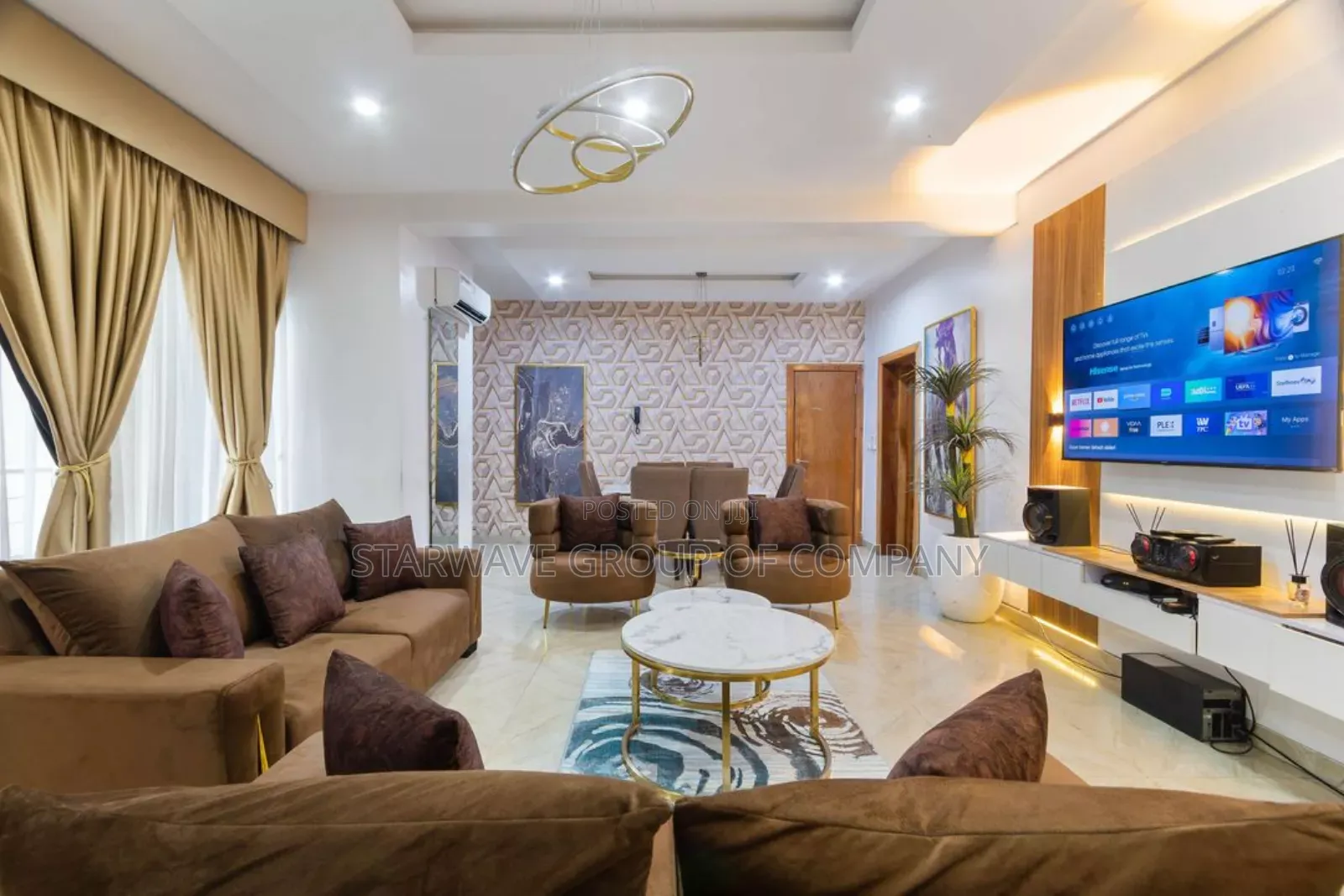 3bedroom Shotlet Apartment With Pool and Gym in Lekki