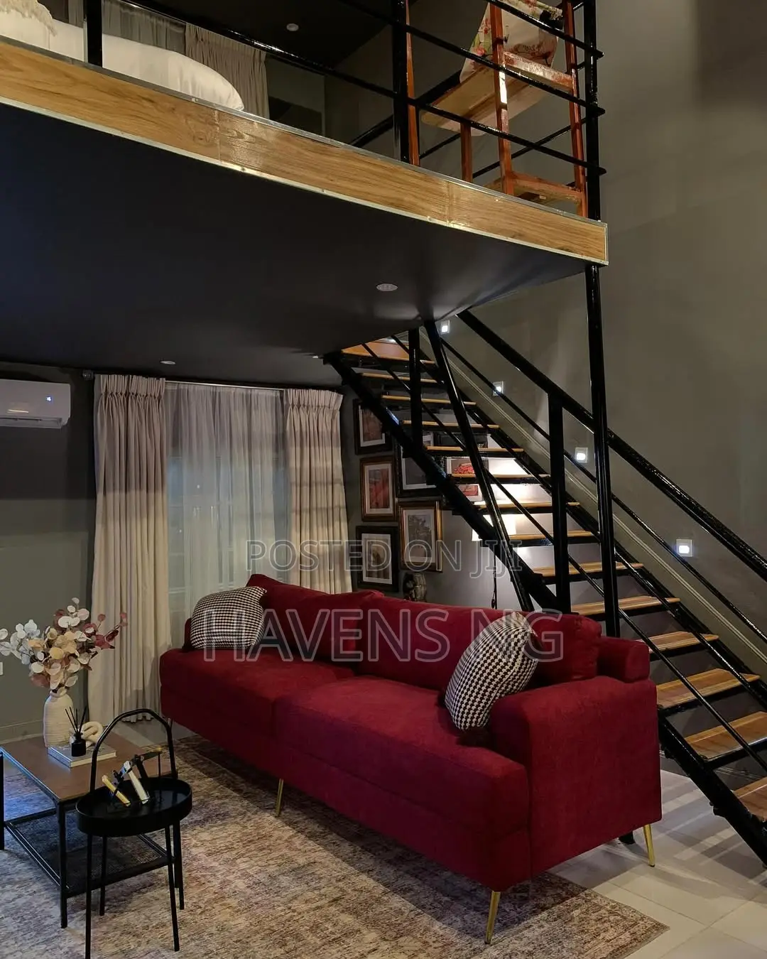 Helsinki Luxury 1-Bedroom Duplex Loft Apartment in 2nd Avenue Extension