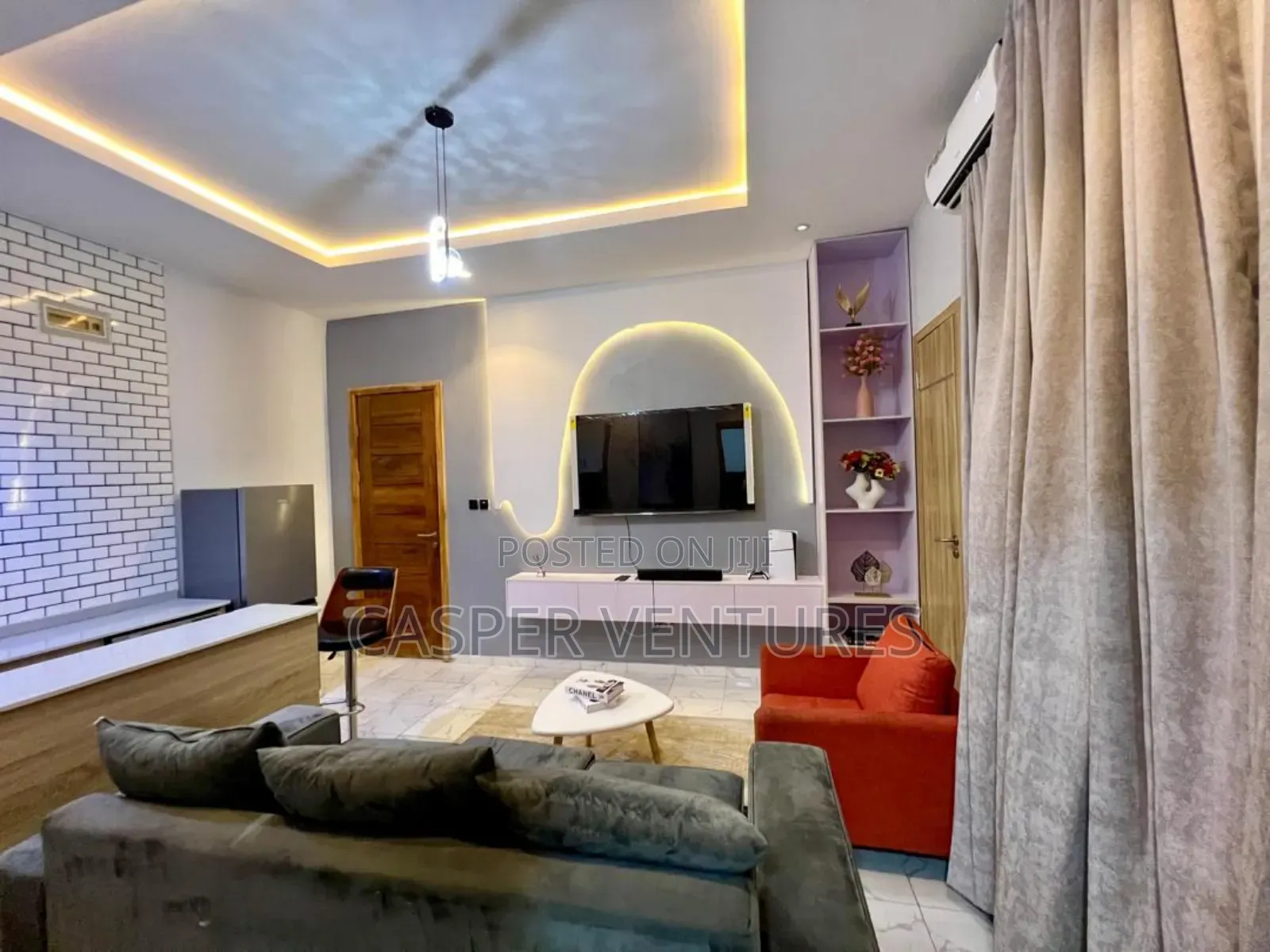 Colorful 1bed With Pool, Ps5 Gym in Lekki Phase 2