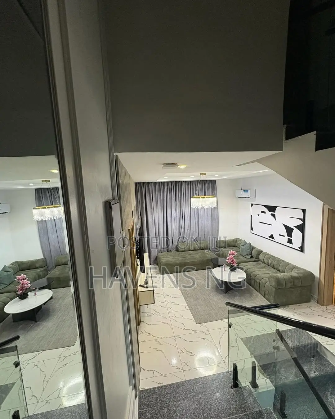 Luxury 3-Bedroom Terrace Duplex With Private Cinema in Katampe (Main)