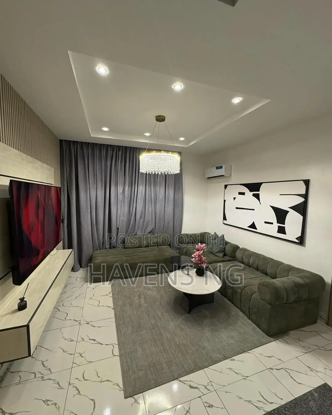 Luxury 3-Bedroom Terrace Duplex With Private Cinema in Katampe (Main)