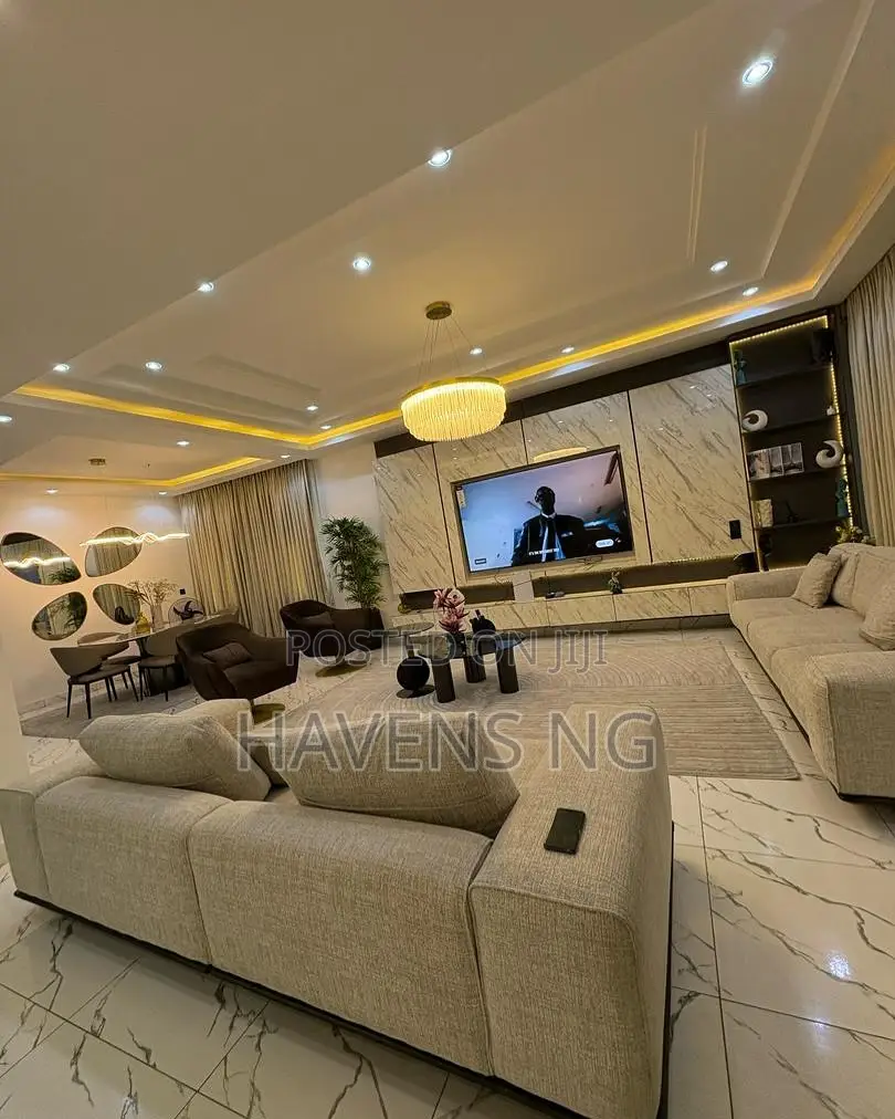 Luxury 3-Bedroom Terrace Duplex With Private Cinema in Katampe (Main)