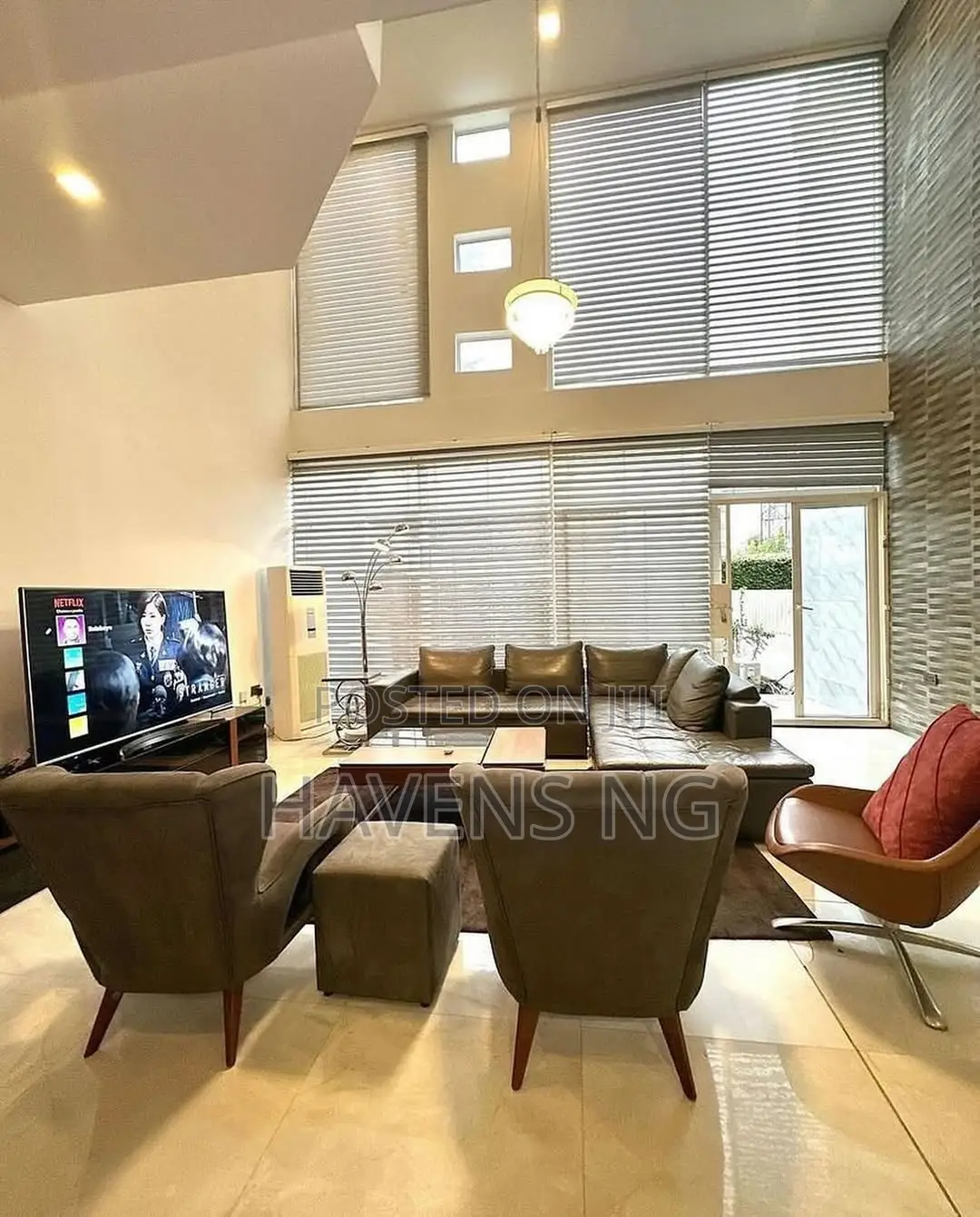 Exquisite 4- Bedroom Terrace Apartment for Short Let in Guzape District