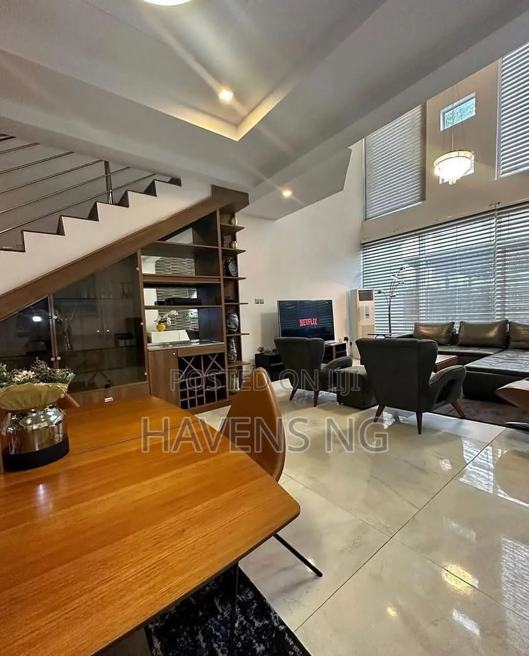 Exquisite 4- Bedroom Terrace Apartment for Short Let in Guzape District