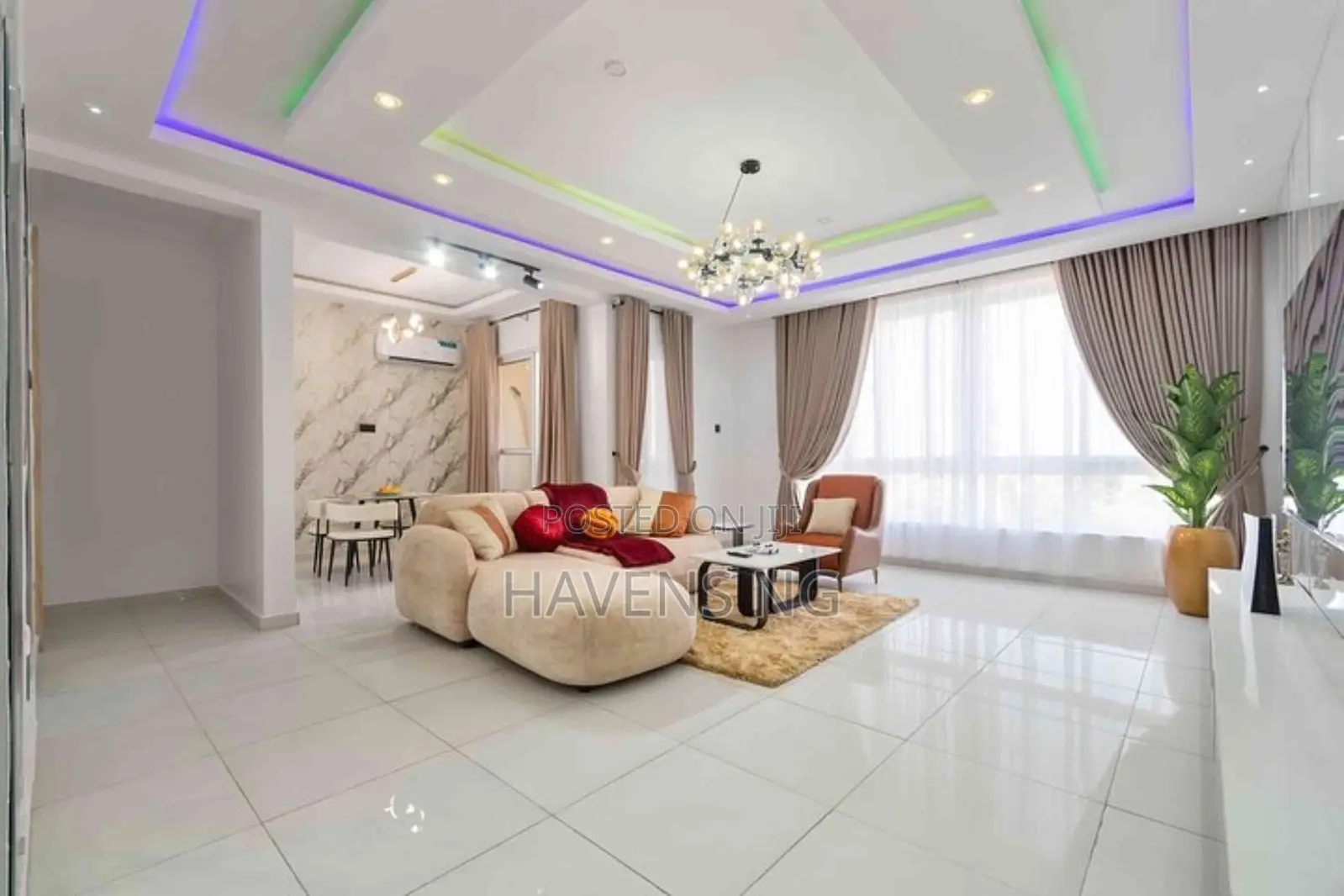 Luxury 2-Bedroom Apartment With Ps5 Gaming Console in 2nd Avenue Extension
