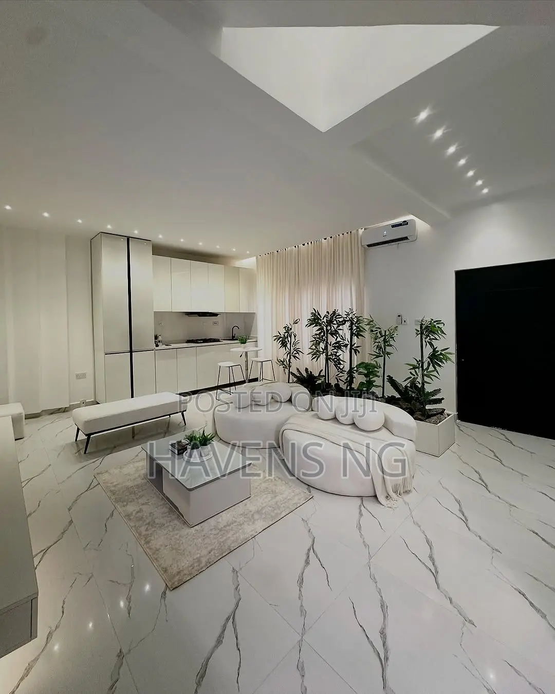 Luxury 3-Bedroom All-White Aesthetic Apartment in Life Camp