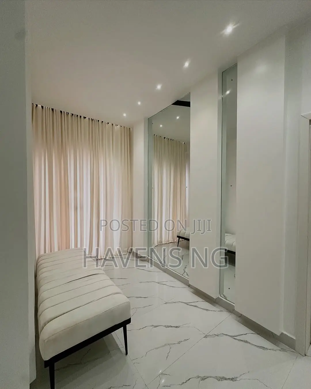 Luxury 3-Bedroom All-White Aesthetic Apartment in Life Camp