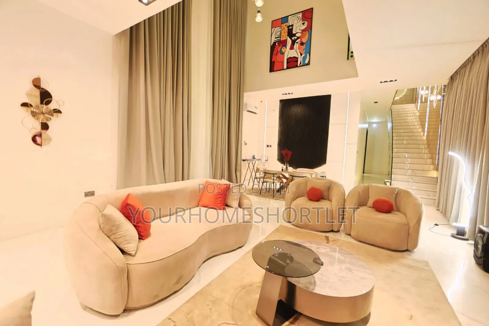New 5 Bedroom Duplex With Pool, Tennis,Cinema,Ps4 Rooftop in Chevron