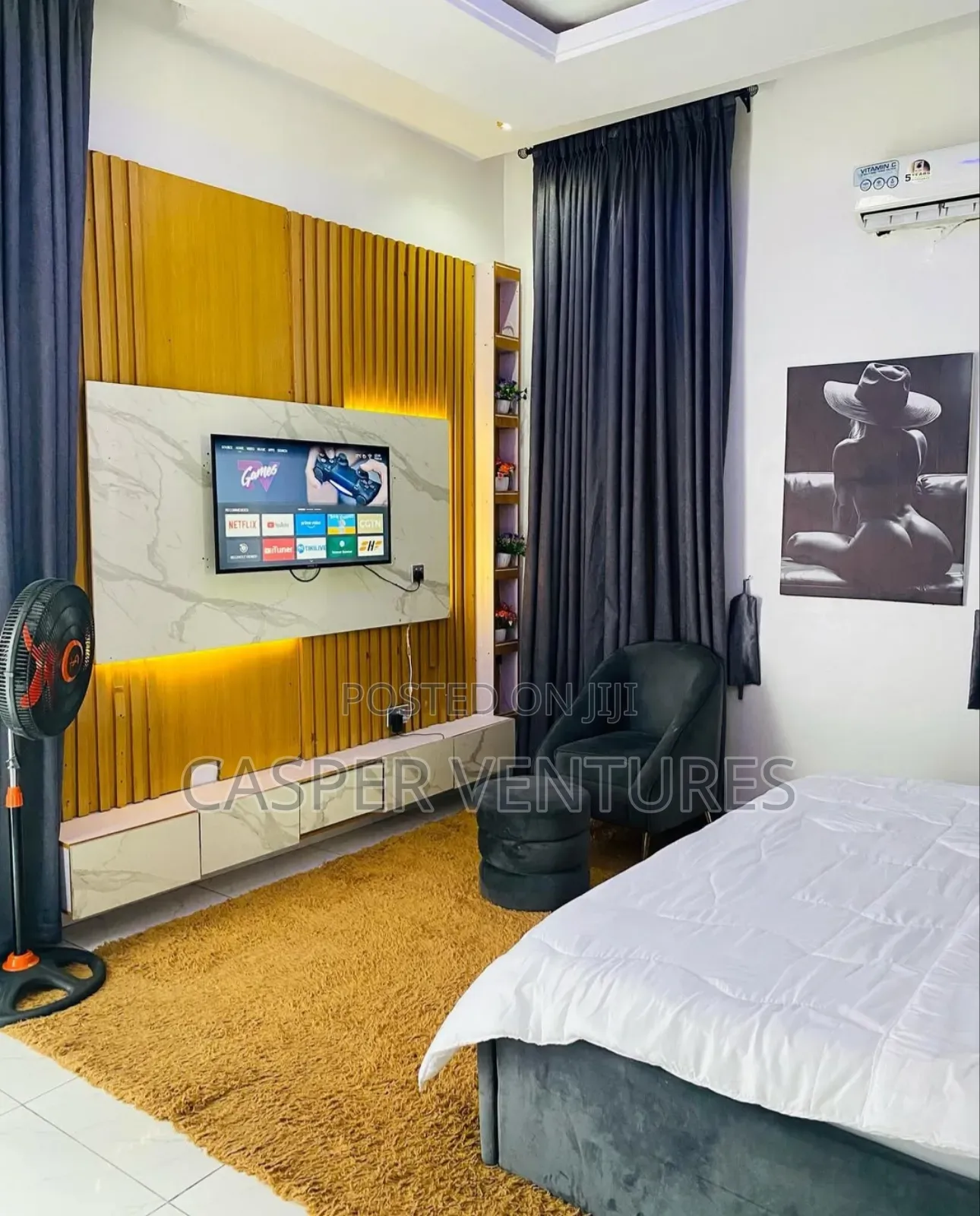 Fancy and Serviced Masterbedroom in Lekki Phase 2