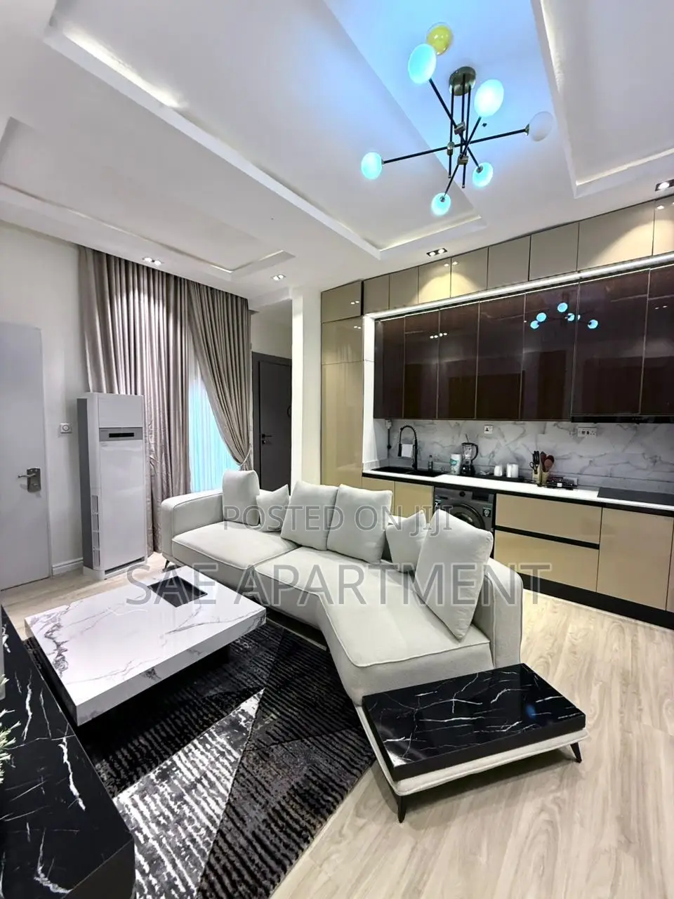 Radiant One Bedroom Apartment, Maitama Abuja in Maitama