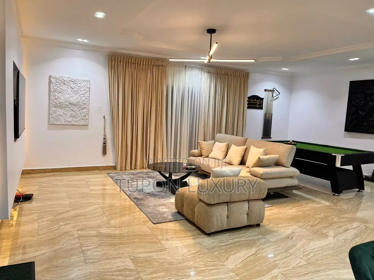 3 Bedroom Apartment With Pool, Gym Snooker and Ps in Ikoyi