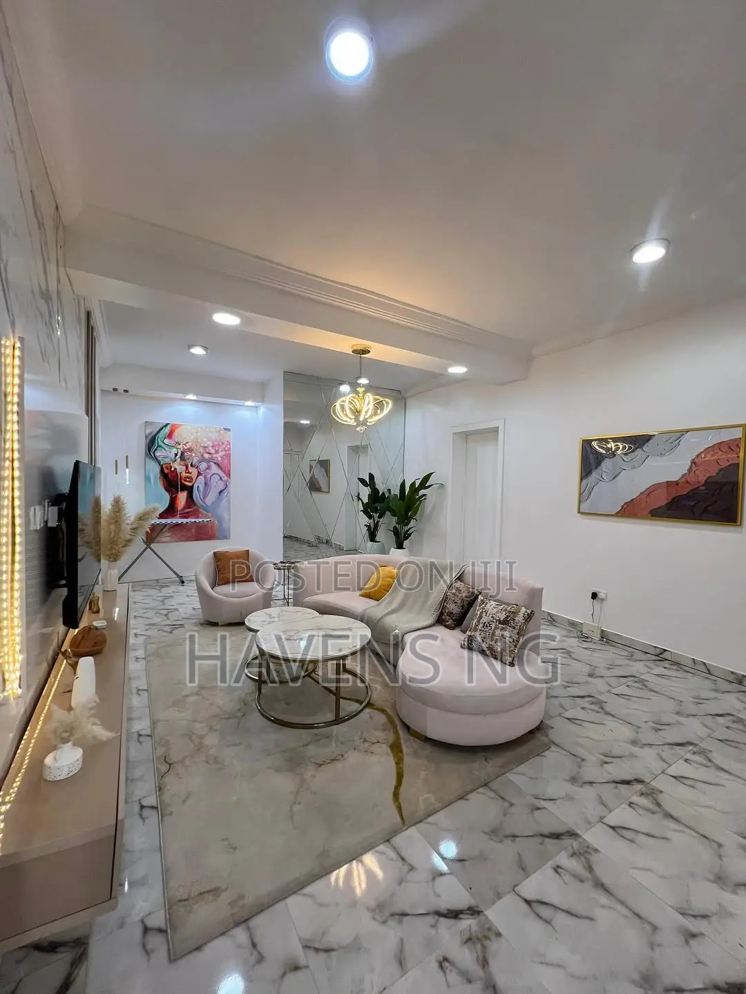 White Pearl – Spacious City View 1-Bedroom Apartment in Lekki Phase 1