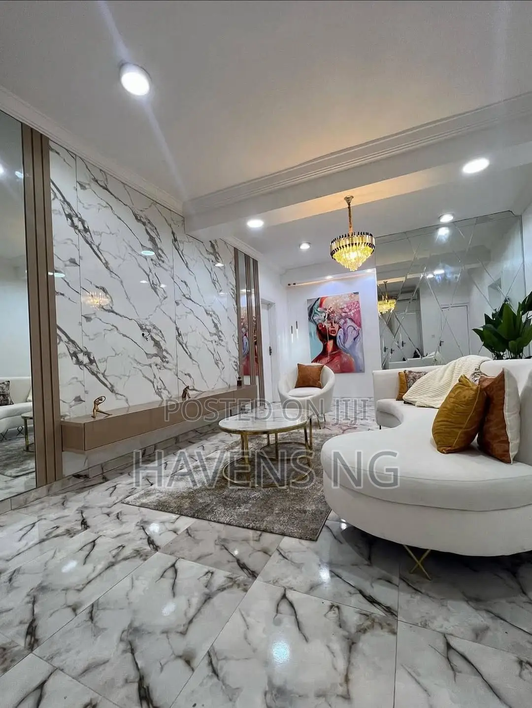 White Pearl – Spacious City View 1-Bedroom Apartment in Lekki Phase 1