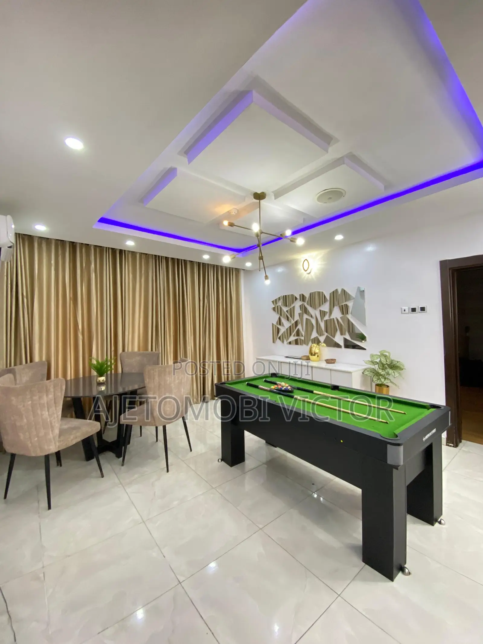 3bedroom With Ps5,Snooker and Ps5 in Lekki Phase 1