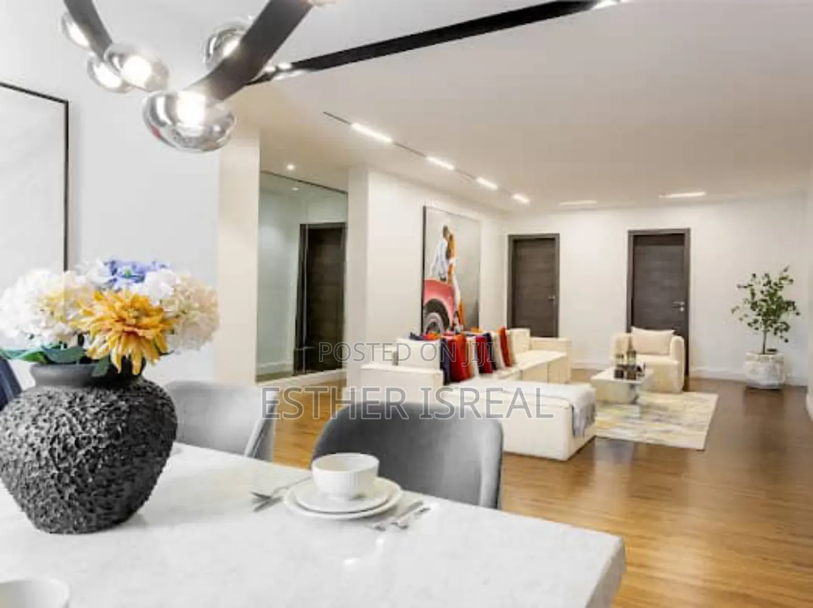 White 3 Bedroom Apartment Phase1 in Lekki Phase 1