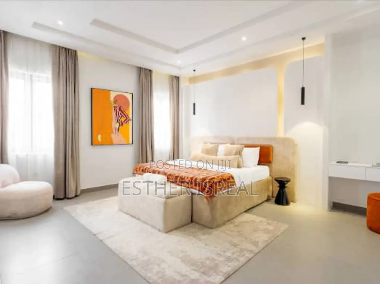 White 3 Bedroom Apartment Phase1 in Lekki Phase 1